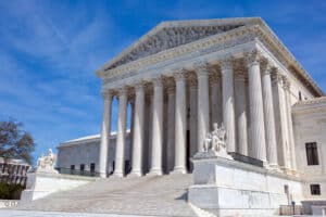 Outside of US Supreme Court Building