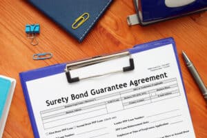 SBA form 990 Surety Bond Guarantee Agreement